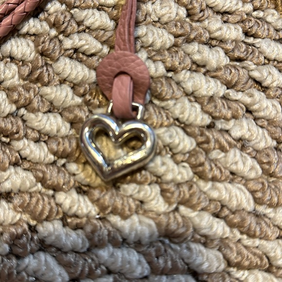 Brighton blush pink croc bag heart braided - Picture 4 of 13
